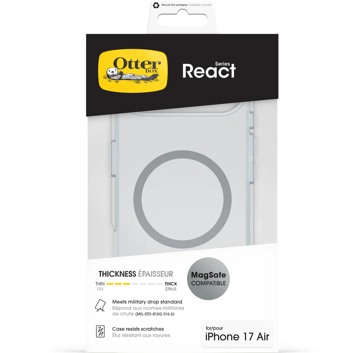 Otterbox React Magsafe Series Apple Iphone Air Clear - Essentify