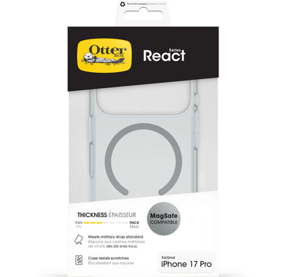 Otterbox React Magsafe Series Apple Iphone 17 Pro Clear - Essentify