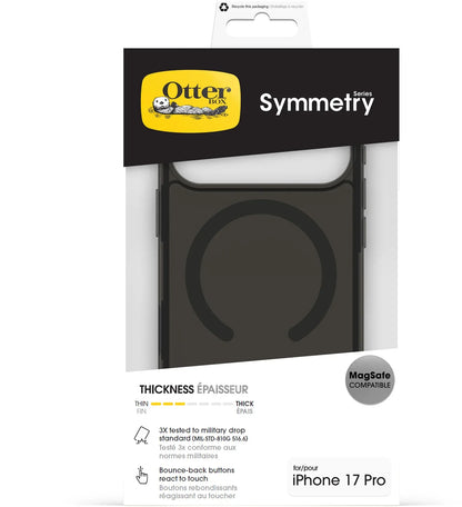 Otterbox Symmetry+ Case Apple Iphone 17 Pro Black - Essentify