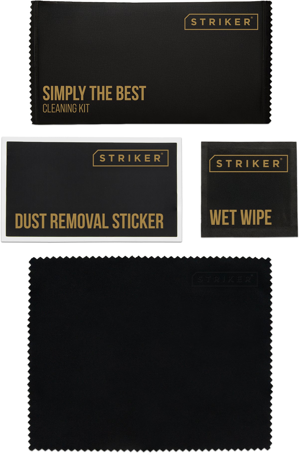 Striker D3O Xtreme Impact Glass Screen Protector - Black Frame - Samsung Galaxy S26 5G