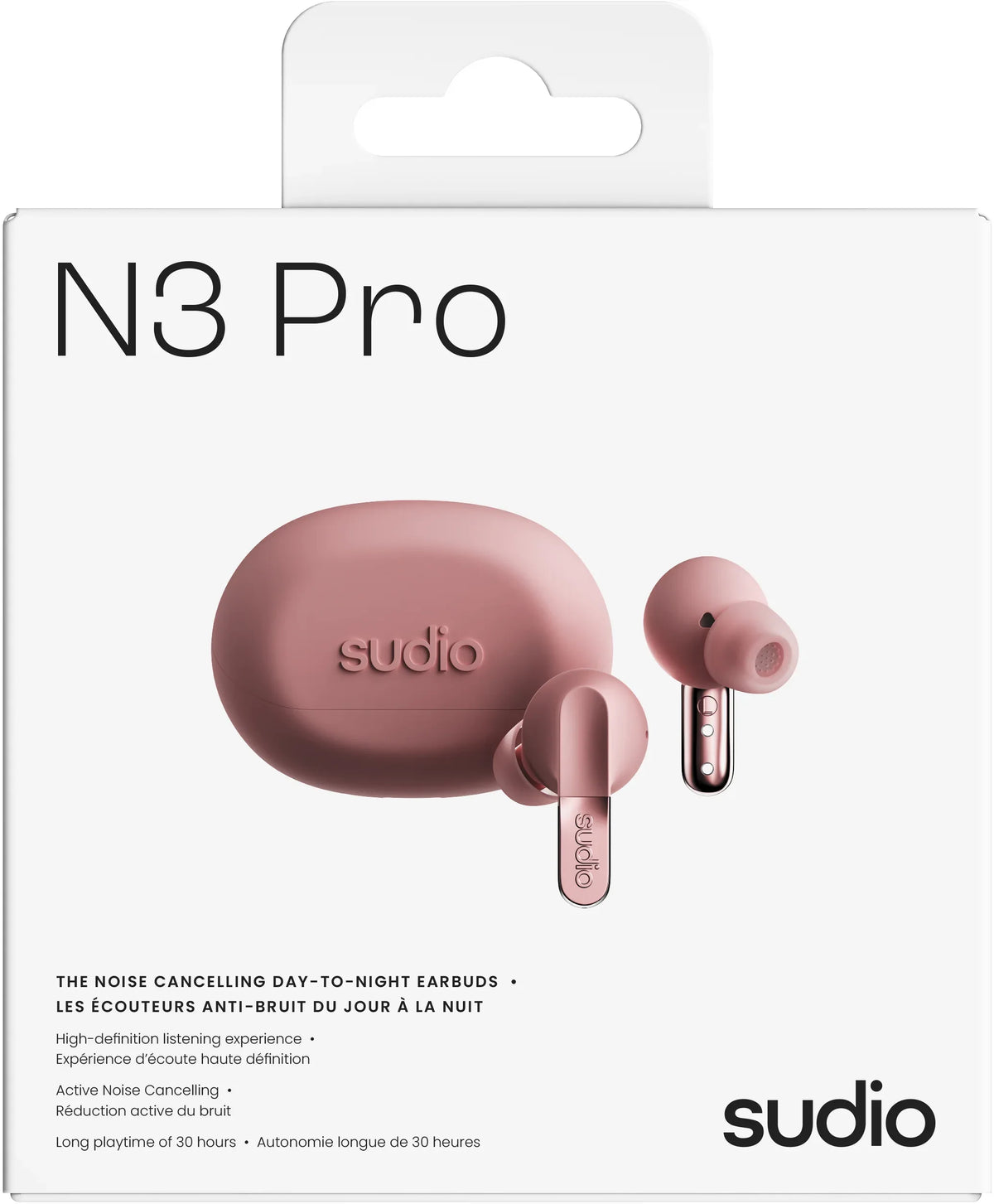 Sudio N3 Pro Draadloze Oortjes | Roze | - Essentify