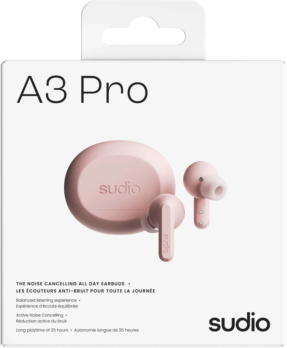 Sudio A3 Pro Draadloze Oortjes | Roze | - Essentify