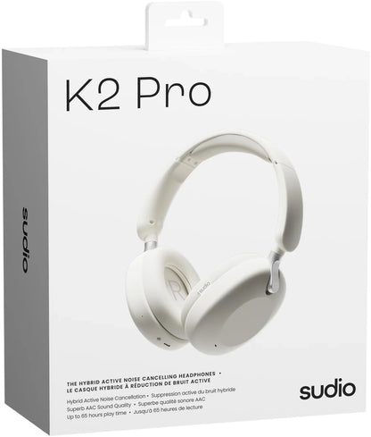 Sudio K2 Pro Draadloze Koptelefoon |Wit | - Essentify