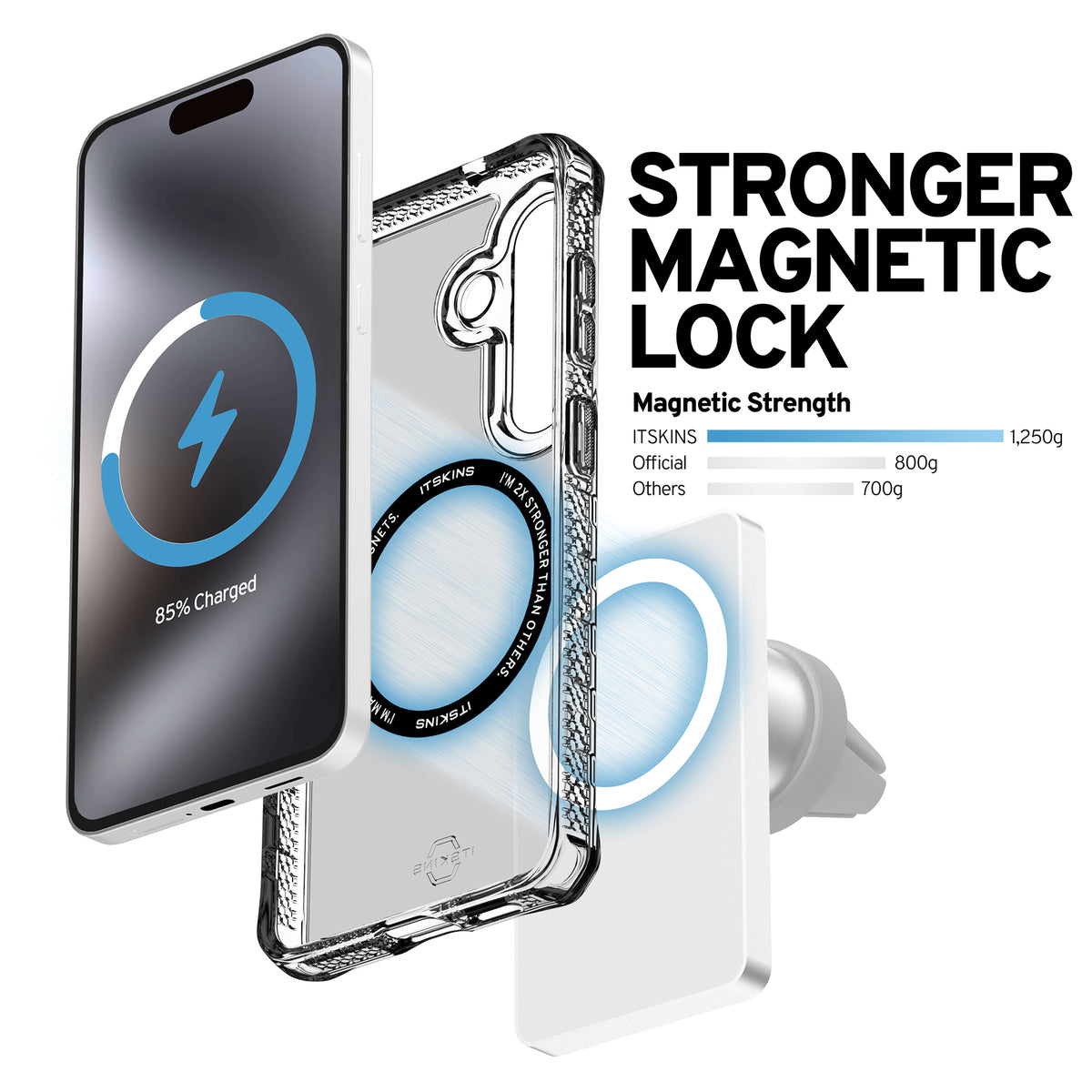 Itskins Level 2 Hybridmagclear_R For Samsung Galaxy S26+ Smoke