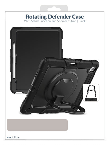 Mobilize Rotating Defender Case Stand Function For Samsung Galaxy Tab S11 Ultra 14.6 Black