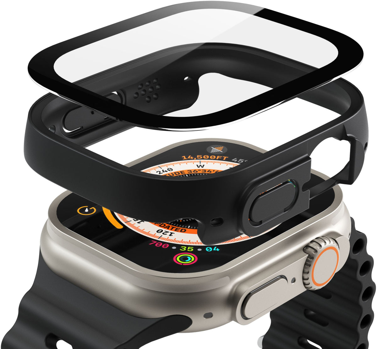 Vonmählen Vonmahlen Thin Case For Apple Watch Ultra 1/2/3 49Mm Black