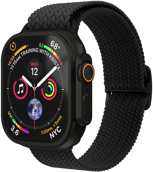 Vonmählen Woven Loop For Apple Watch 44 - 45 - 46 - 49Mm One Size All Black