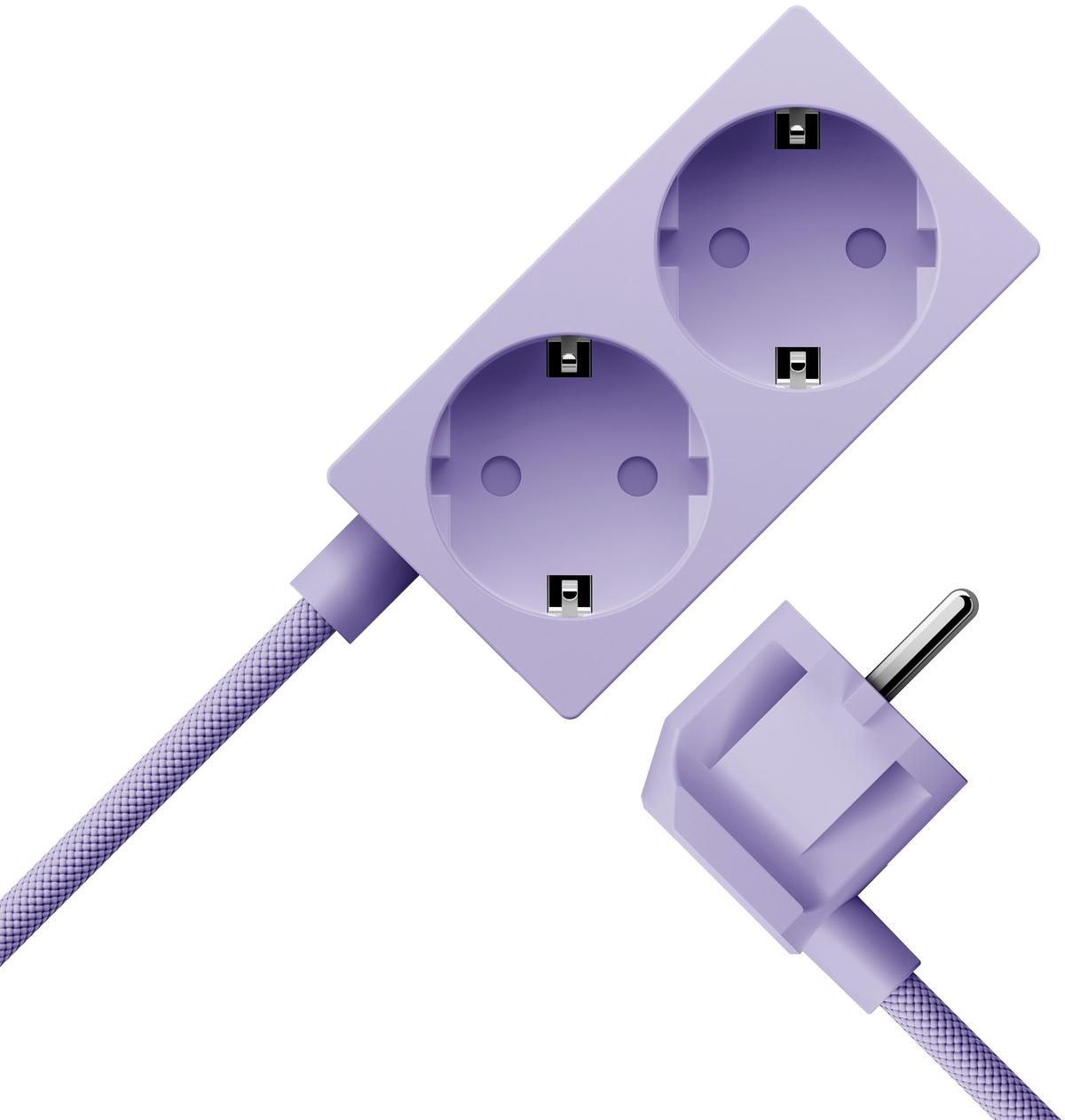 Sudio Brick Purple Stekkerdoos met USB Poorten