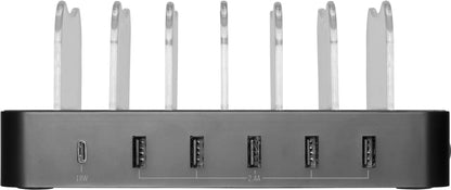 Deltaco Dps-0200 Deltaco 6-Ports Usb + Usb-C Charging Station 50W Black