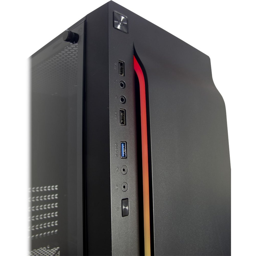 Inter-Tech A-3411 Creek RGB | Midi Tower | Zwart