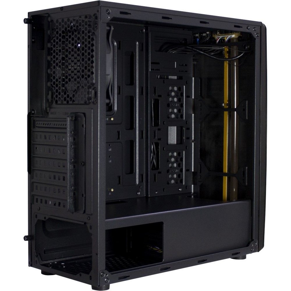 Inter-Tech Thunder Blue Light | Midi Tower Case | Zwart