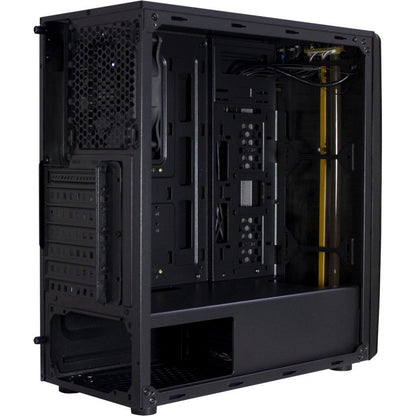 Inter-Tech Thunder Blue Light | Midi Tower Case | Zwart