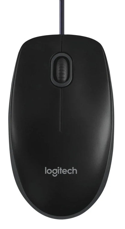 Logitech B100 | Bedrade Muis | Links- en Rechtshandig | USB-A | 800 DPI | Zwart - Essentify