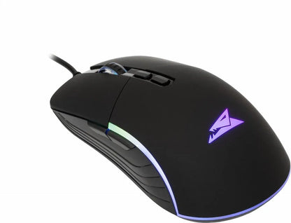 Baracuda NAUTILUS RGB | Bekabelde Gaming Muis | Rechtshandig | USB-A | 12800 DPI | Zwart - Essentify