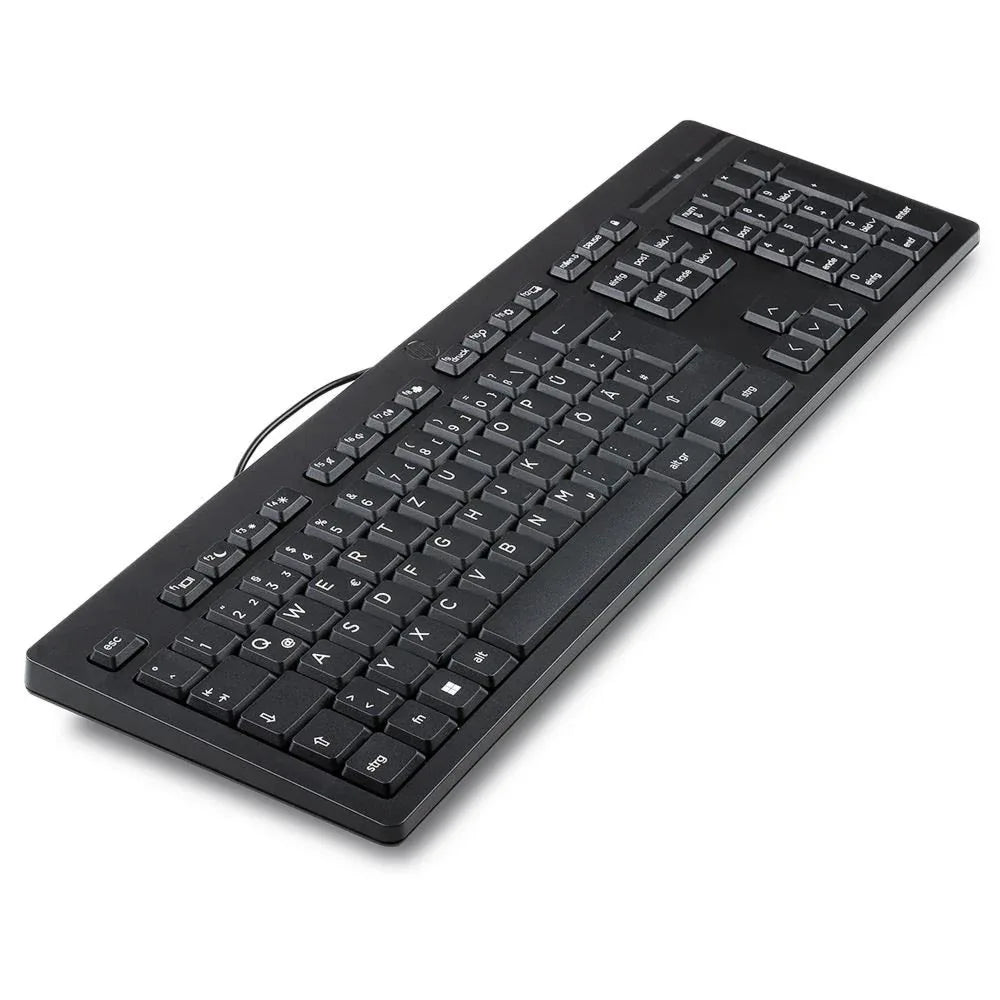 HP 125 | Bedraad Toetsenbord | USB | QWERTY US International | Zwart - Essentify