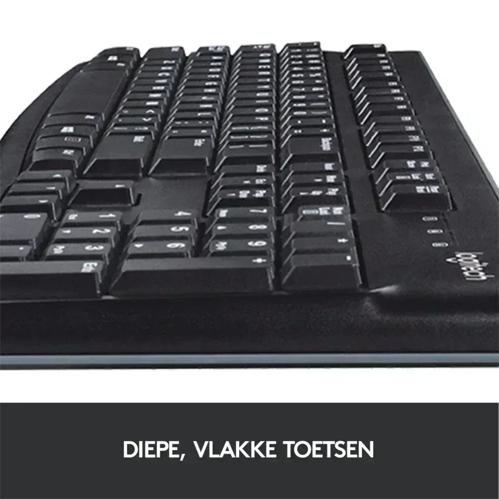 Logitech K120 | Zakelijk Bedraad Toetsenbord | QWERTY - Essentify