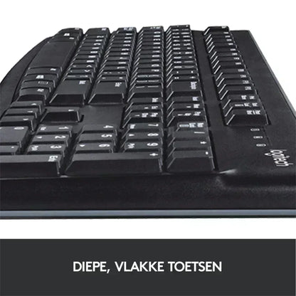 Logitech K120 | Zakelijk Bedraad Toetsenbord | QWERTY - Essentify