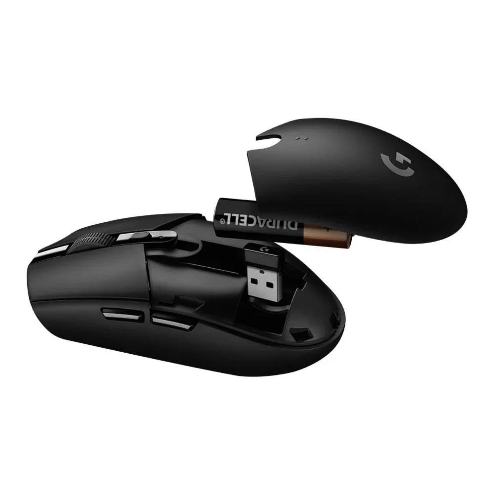 Logitech G305 Lightspeed | Gaming Muis | Rechtshandig | RF | 12000 DPI | Zwart - Essentify