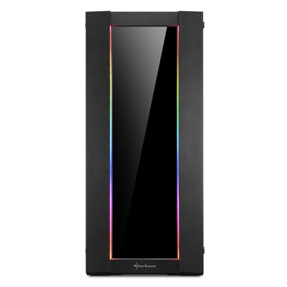 Sharkoon ELITE SHARK CA200G | Midi Tower Behuizing | Zwart