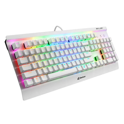 Sharkoon Skiller SGK3 RGB | Bedraad Gaming Toetsenbord | QWERTY | Wit - Essentify