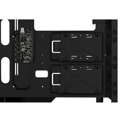 Inter-Tech X-908 Infini2 | Infinity Mirror | Tower Case | USB-C | Zwart
