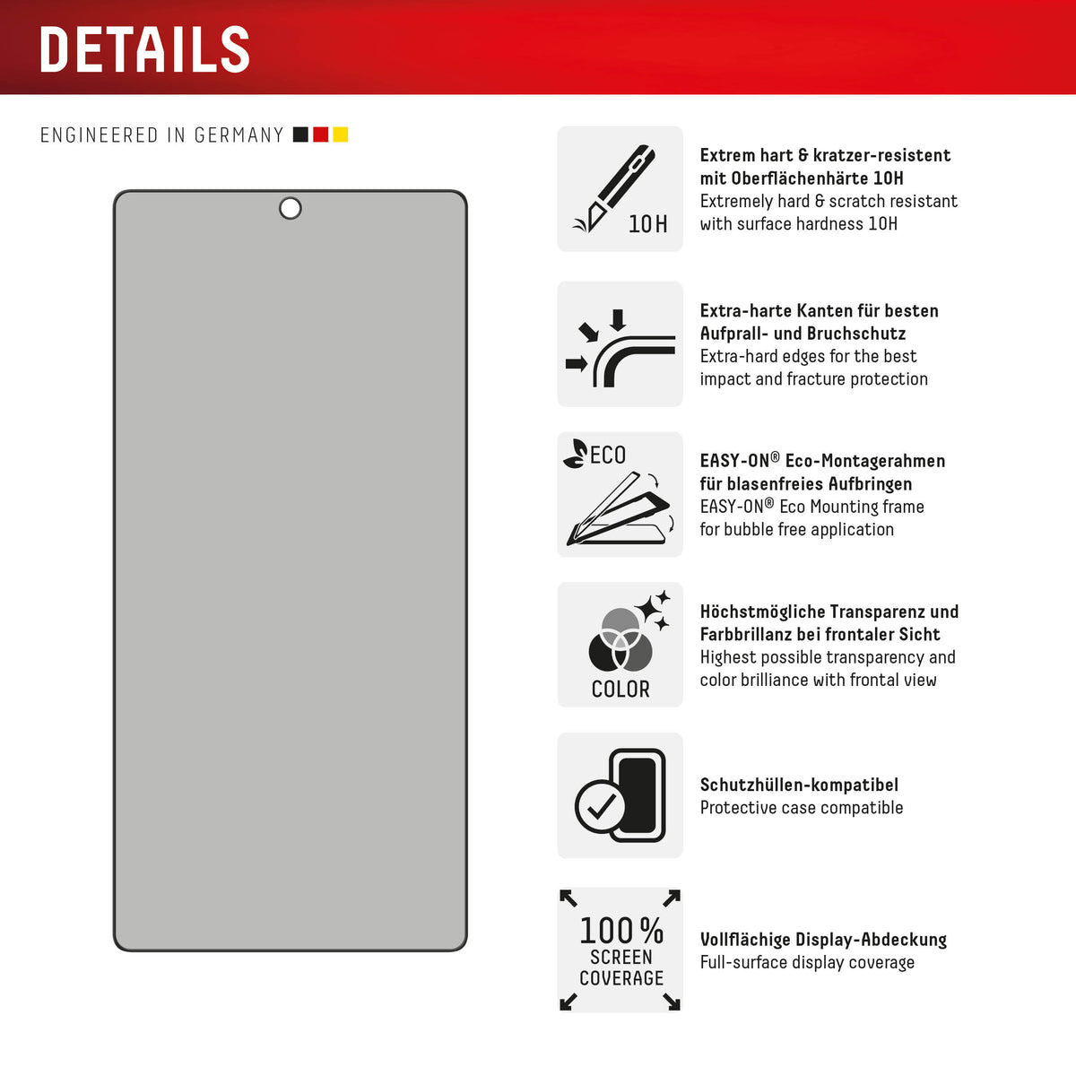 Displex Privacy Glass Fc Samsung Galaxy S25 Ultra