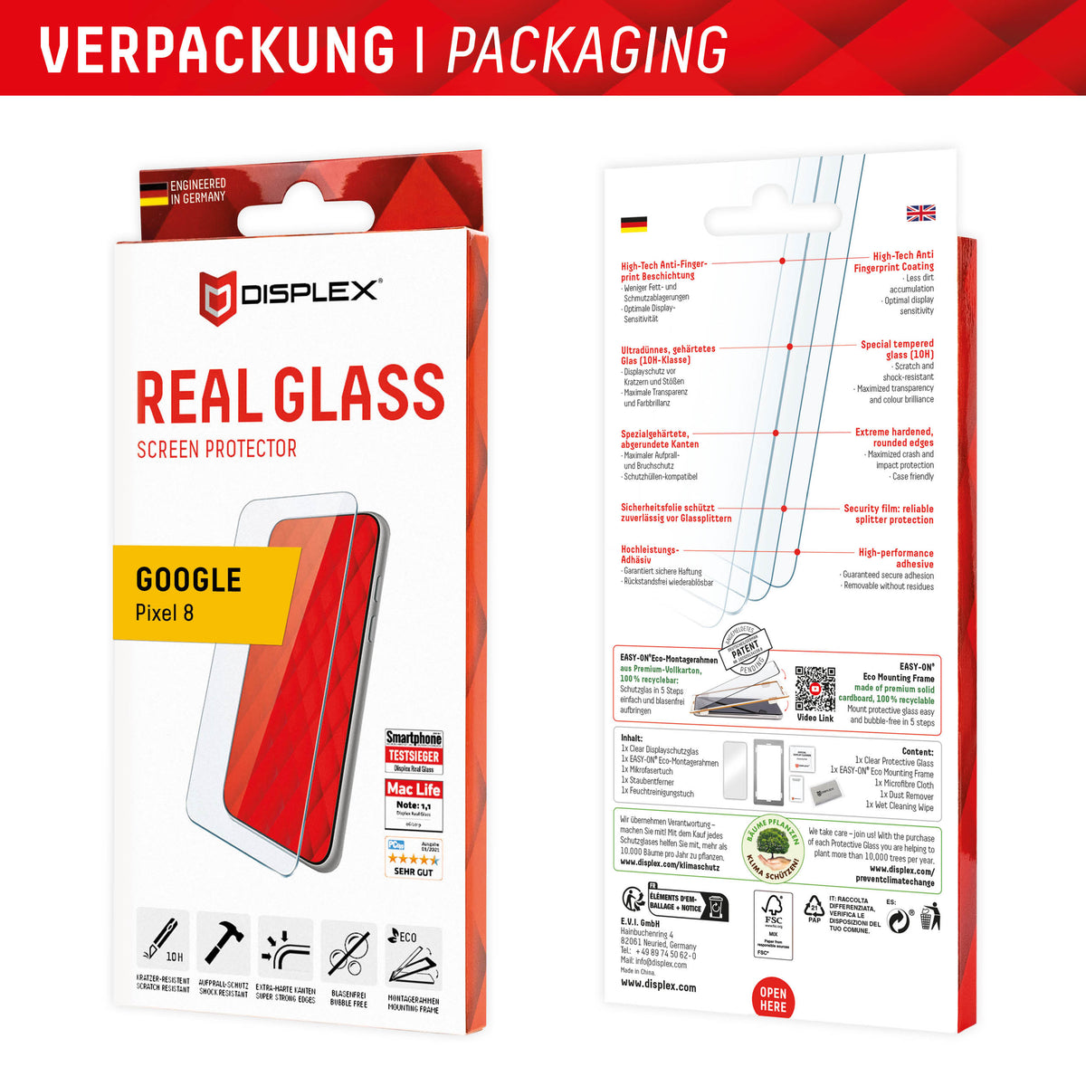 Displex Real Glass Google Pixel 8