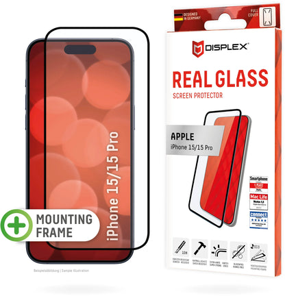 Displex Real Glass Fc Apple Iphone 15/15 Pro - Essentify