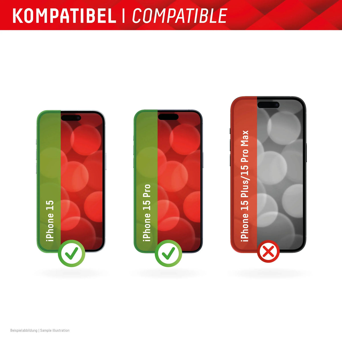 Displex Real Glass Fc Apple Iphone 15/15 Pro - Essentify