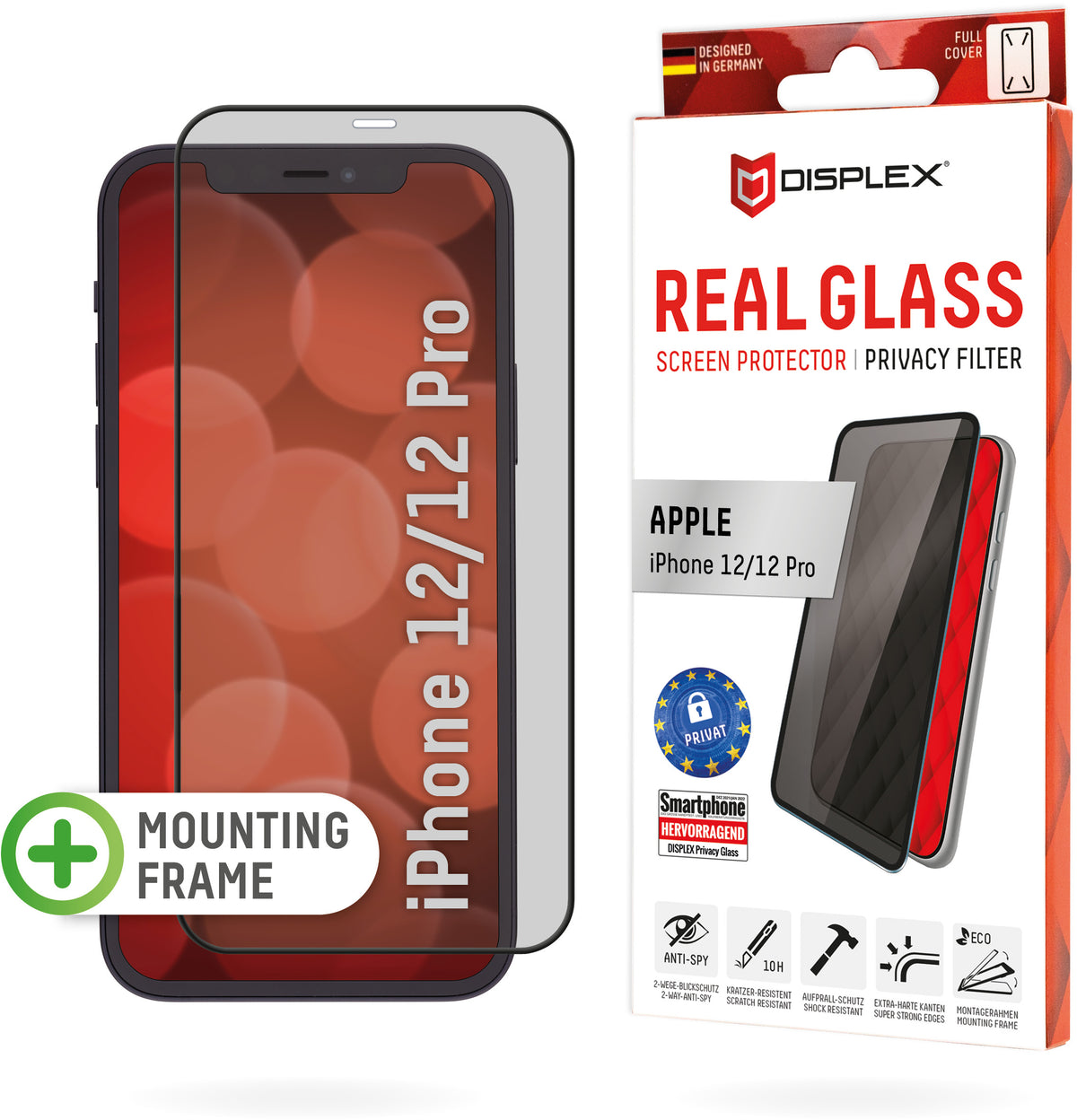 Displex Privacy Glass Fc Apple Iphone 12/12 Pro