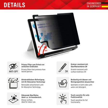 Displex Privacy Safe Tablet Apple Ipad 10.9/Ipad 11 (2025)/Air 11 (2025)