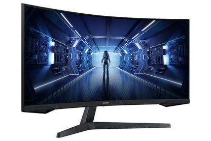 Samsung Odyssey C34G55TWWP 34" | 3440 x 1440 VA | 165Hz | Curved Gaming Monitor - Essentify