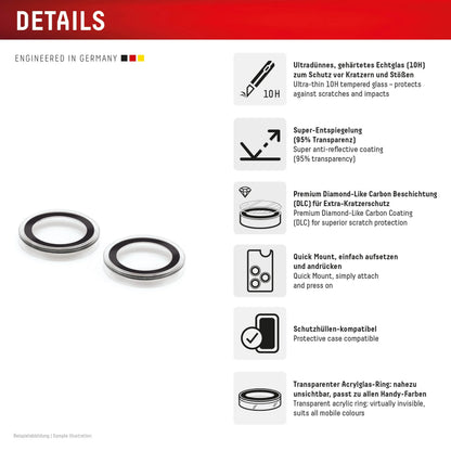 Displex Camglass Single Lens Iphone 16/16 Plus/17 - Essentify