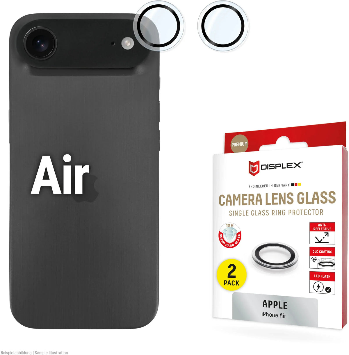 Displex Camglass Single Lens Iphone Air - Essentify