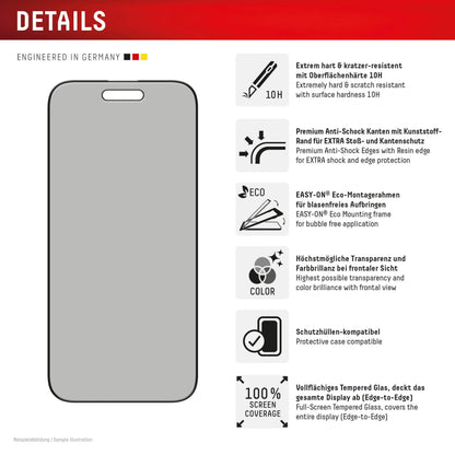 Displex Privacy Glass Fc Iphone Air - Essentify