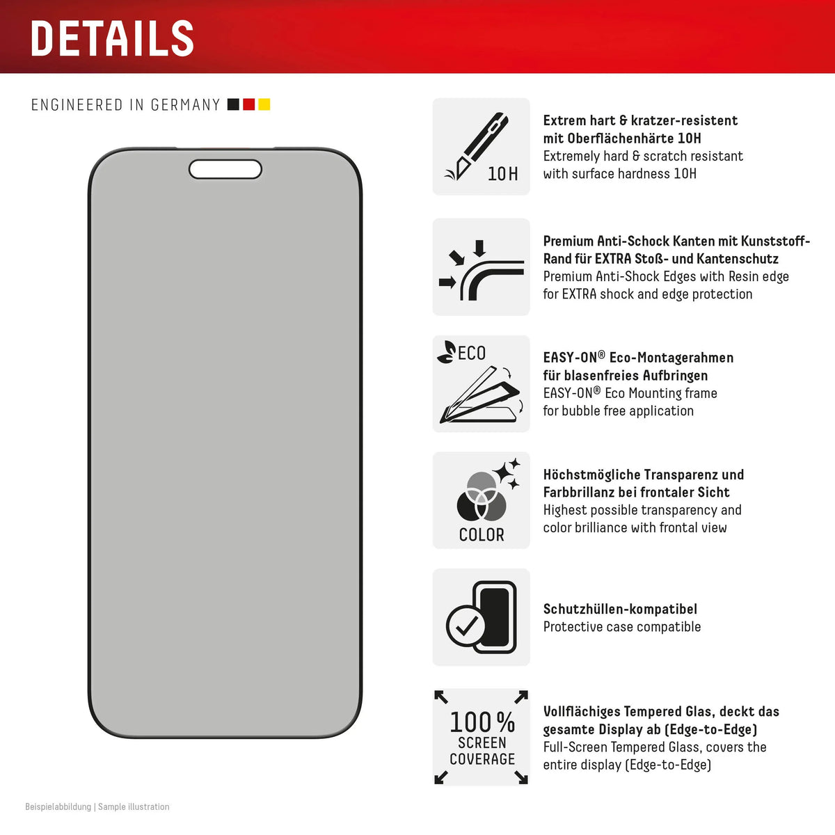 Displex Privacy Glass Fc Iphone 17 Pro Max - Essentify