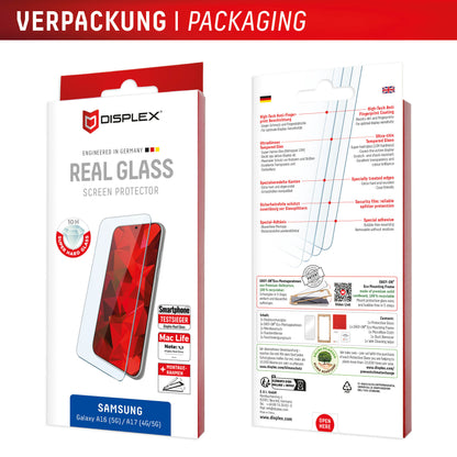 Displex Real Glass Samsung A16 (5G)/(A17 (4G/5G)