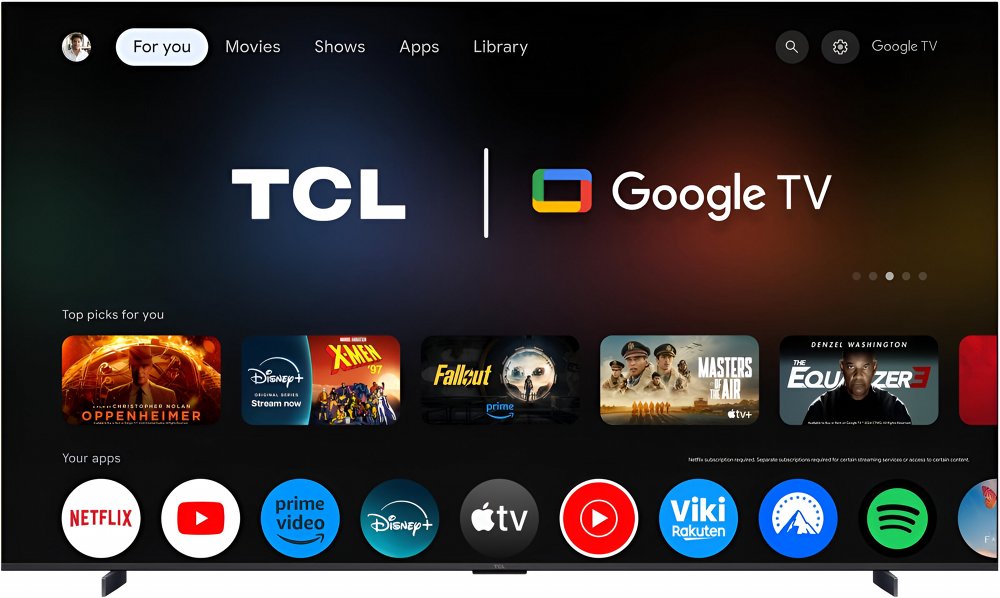 TCL 98T8C | 98” 4K QLED (2025) | 144Hz Motion | Dolby Vision & Dolby Atmos | Google TV & WiFi