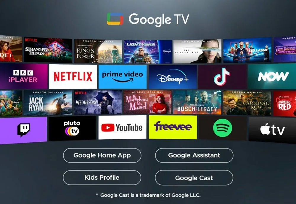 TCL 55T8C | 55" 4K Ultra HD QLED Smart TV | 120Hz | Google TV + Wifi | Dolby Vision & HDR10+ | HDMI 2.1 (2025) - Essentify