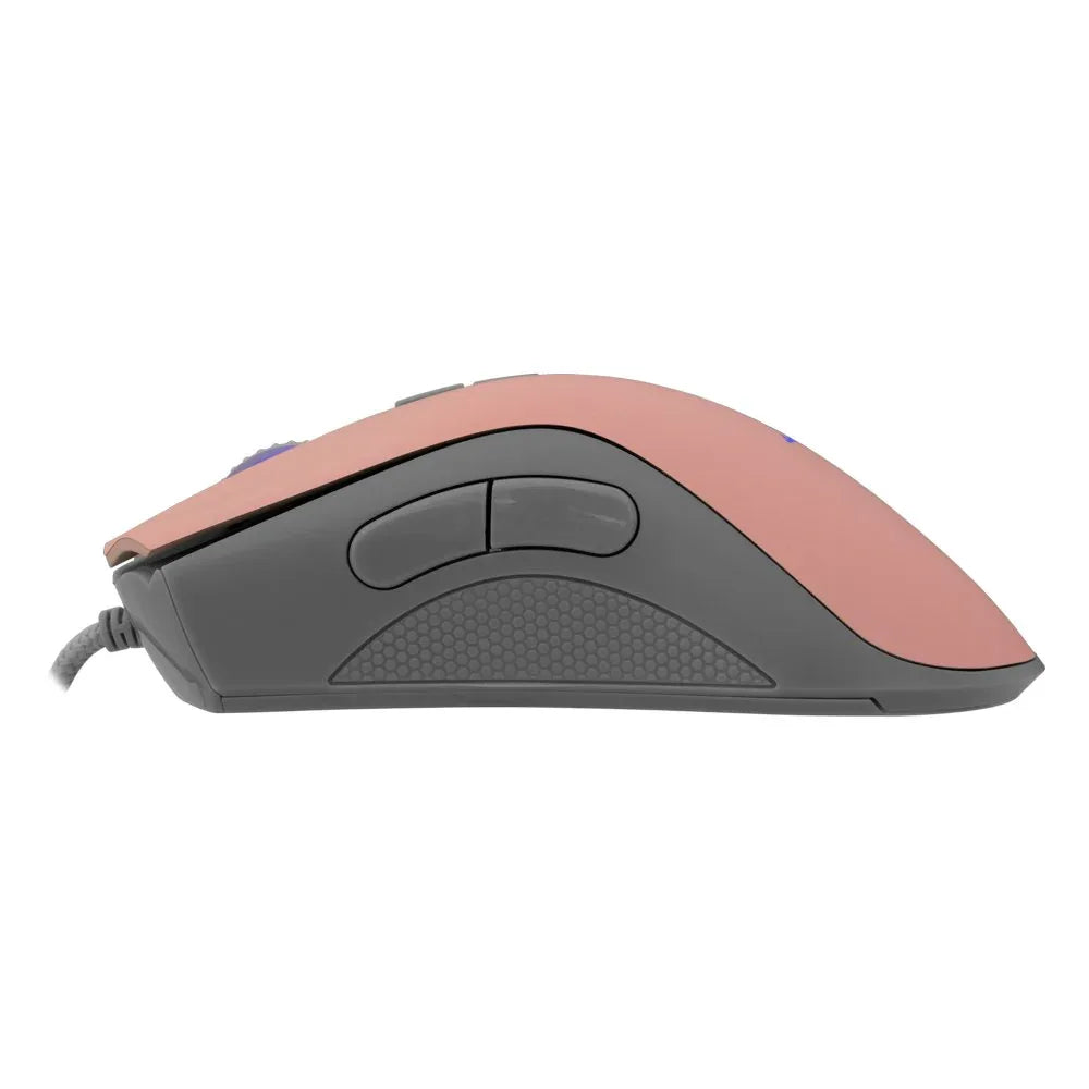 Baracuda LOBSTER RGB | Bekabelde Gaming Muis | USB-A | 6400 DPI | Roze - Essentify