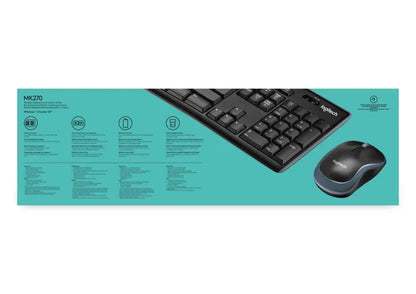 Logitech MK270 | Draadloze Muis en Toetsenbordcombo | QWERTY - Essentify