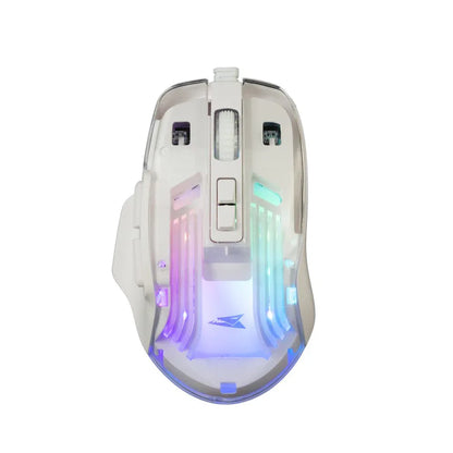 Baracuda ANGLERFISH RGB | Bedrade Gaming Muis | USB-A | 7200 DPI | Wit - Essentify