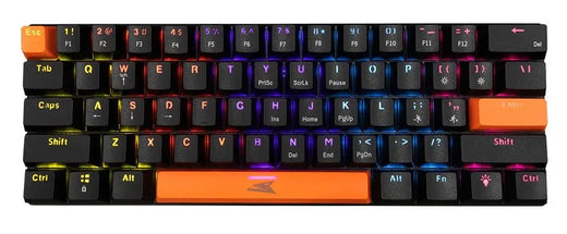 Baracuda DOLPHIN RGB 60% | Bedraad Gaming Toetsenbord | Red Switches | Anti-Ghosting | QWERTY | Zwart - Essentify