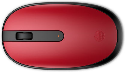 HP 240 Empire Red | Bluetooth Muis | Links- en Rechtshandig | 1600 DPI | Rood/Zwart - Essentify