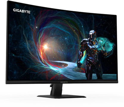 Gigabyte GS32QCA | 31,5" | Quad HD | 180 Hz | 1 ms | 2x HDMI | DisplayPort | Gaming Monitor - Essentify