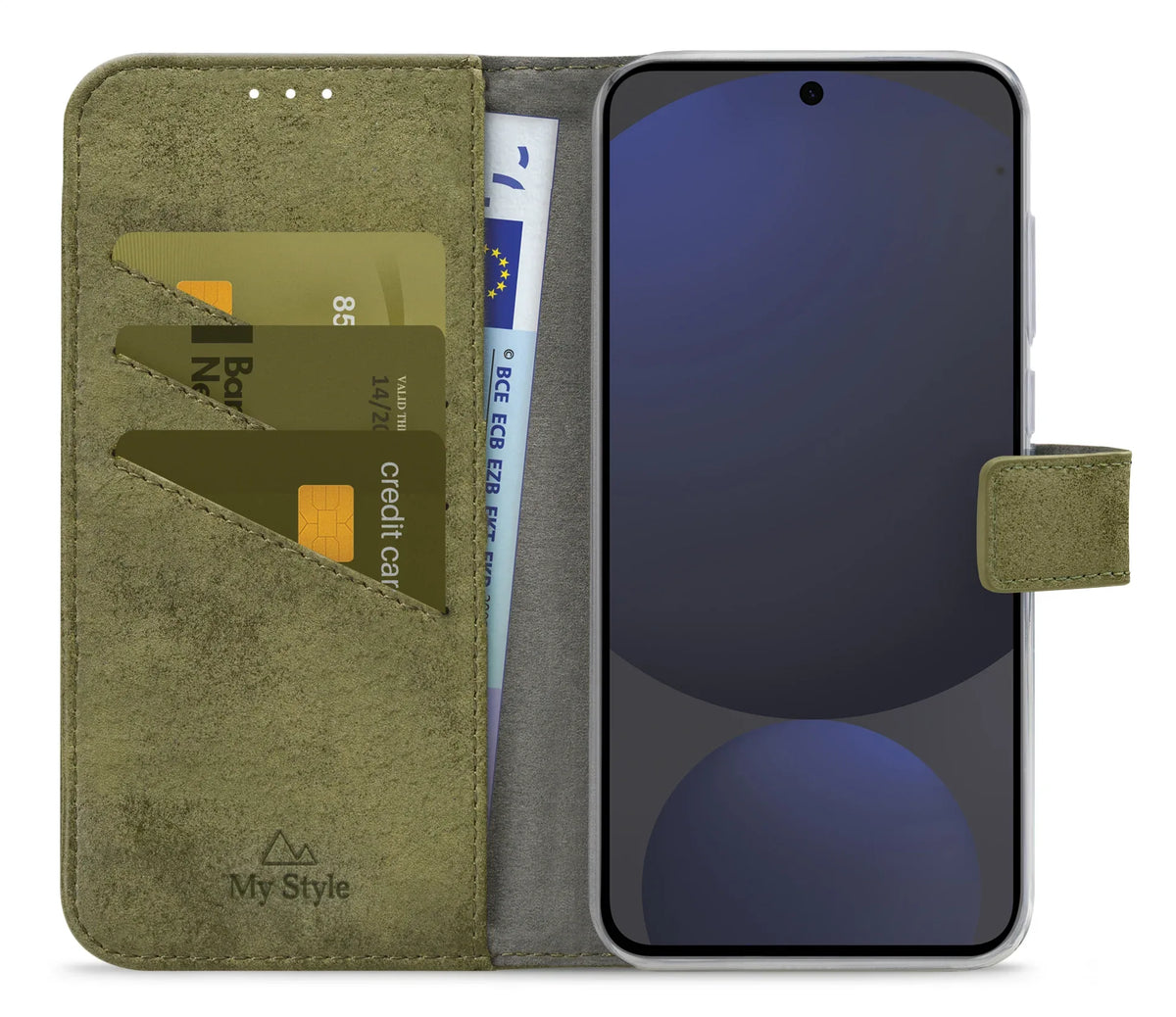 My Style Flex Wallet For Samsung Galaxy S24 Fe 5G Olive - Essentify