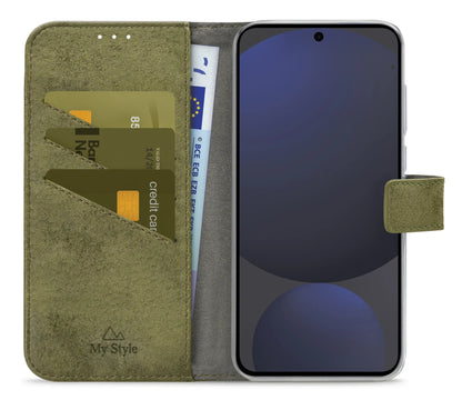 My Style Flex Wallet For Samsung Galaxy S24 Fe 5G Olive - Essentify