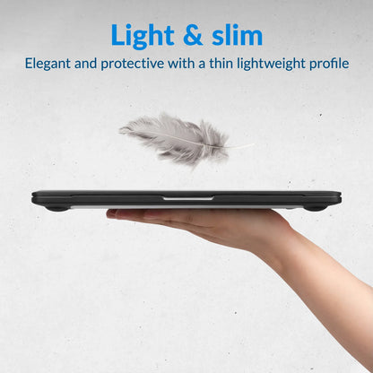 Mobilize Protection Cover For Apple Macbook Pro 13Inch (2020 - 2024) Transparent Black - Essentify