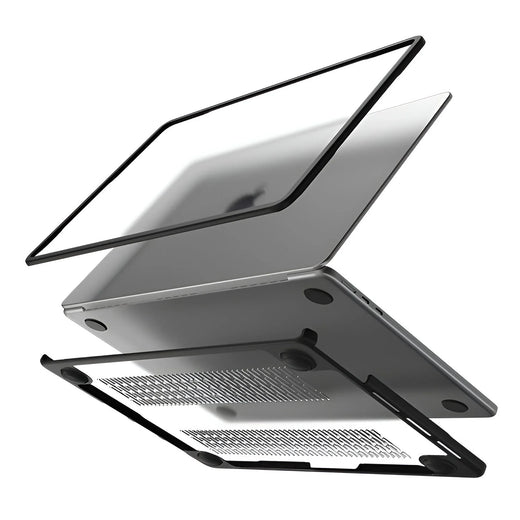Mobilize Protection Cover For Apple Macbook Pro 16Inch (2021 - 2023) Transparent Black - Essentify
