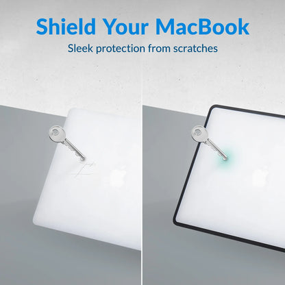 Mobilize Protection Cover For Apple Macbook Air 15Inch (2023/2024) Transparent Black - Essentify